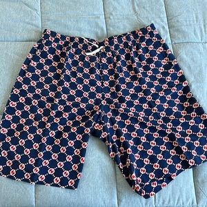 Gucci silk like shorts